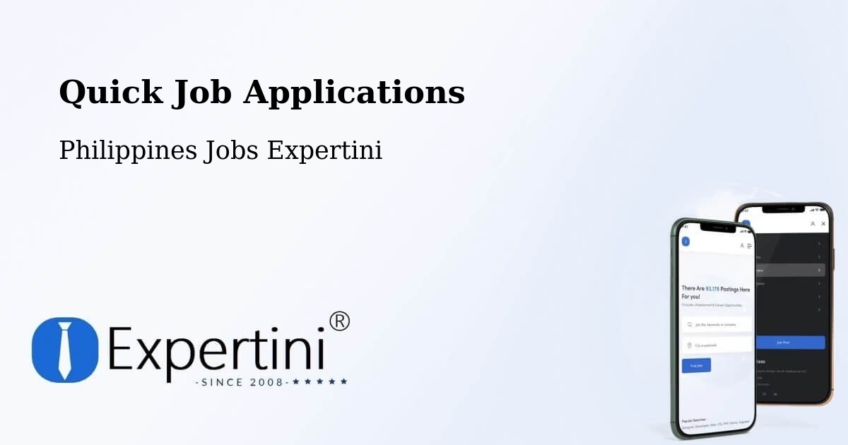 Quick Apply Feature – Eguia - Philippines Jobs Expertini