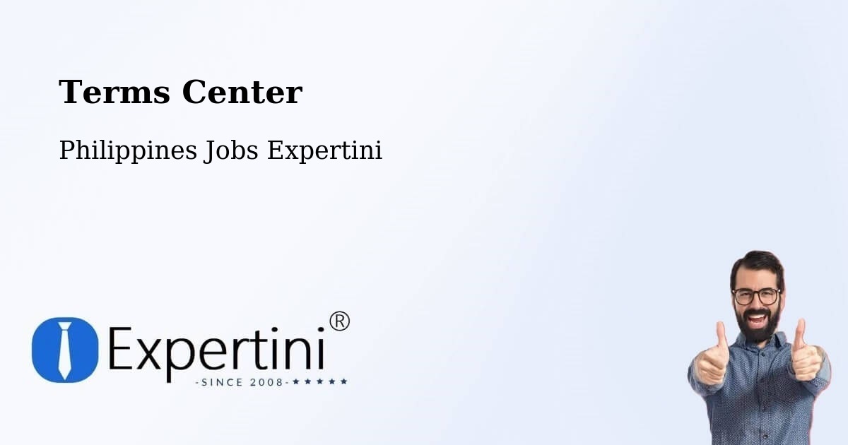 Terms of Service – Eguia - Philippines Jobs Expertini